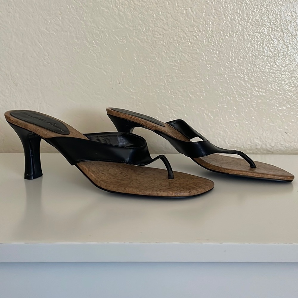 Black Low Heels.  Size 6.  Charlotte Russe Brand.